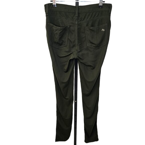 Rag & Bone  Ponte Stretch Olive Pants Size 26 - Picture 5 of 9